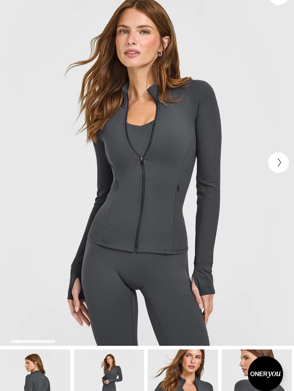 SOFTMOTION Oner Active Charcoal Gray jacket